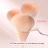 Flower Chihiro Powder Brush Large Oversized Fluffy Blush Brush One Pack Small Waist Makeup Brush Finishing Brush Dotted Color Brush