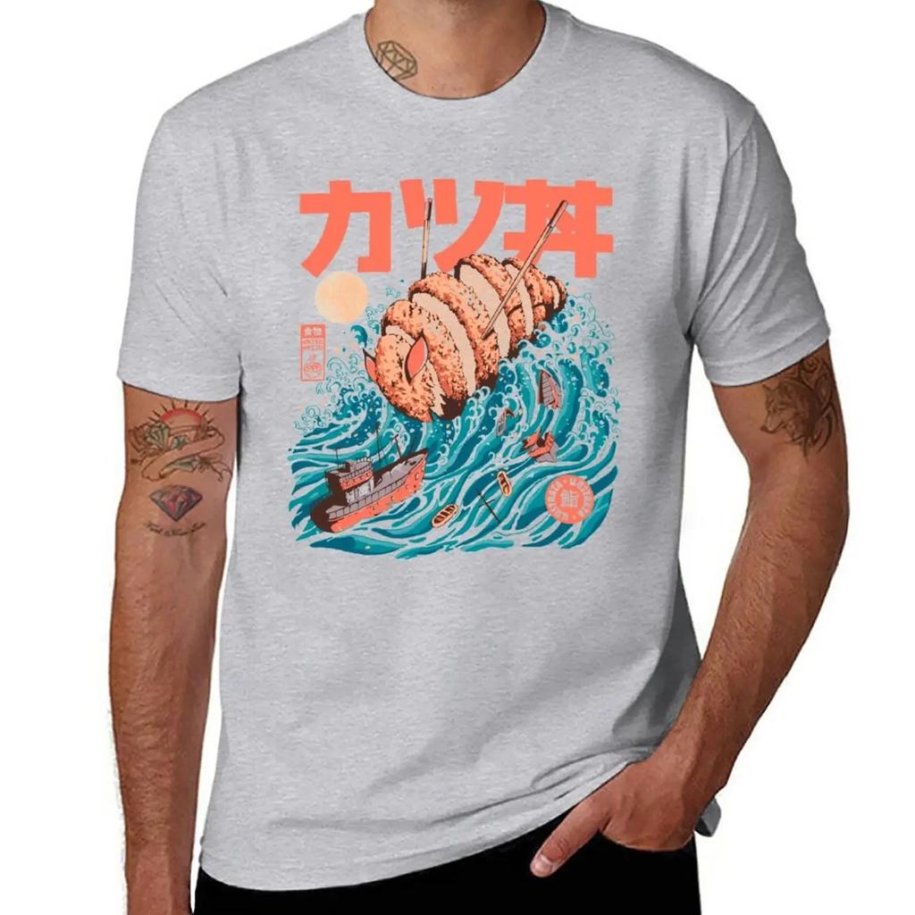 Katsuju T-Shirt aesthetic clothes blacks plain t shirts men