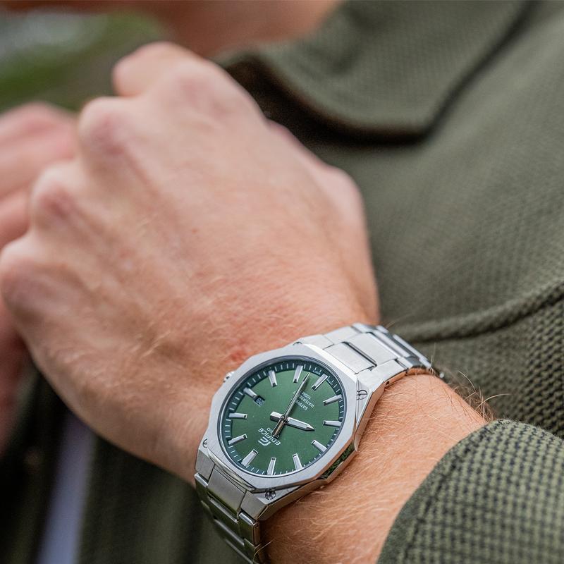 Casio Relógio Masculino EDIFICE Verde EFR-S108D