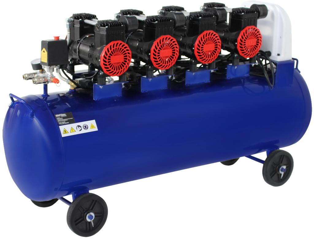 COMPRESSORE SENZA OLIO BLU 120L 4 PISTONI 400V 7kW KD4095