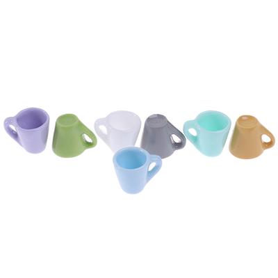 10 Stück 1:12 Puppenhaus Miniatur Tasse Wasserbecher Modell Küchenzubehör Spielzeug