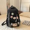 Schoolbag Little Star Female Dopamine Girl College Wind Backpack Large Capacity Student Casual Backpack