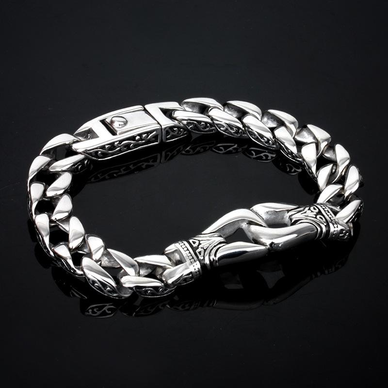 Retro Totem Handpiece European and American Fashion Mens Personalized Bracelet