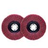4-Inch Vertical Scouring Pad Wheel for Angle Grinders - Sanding, Polishing & Metal Finishing
