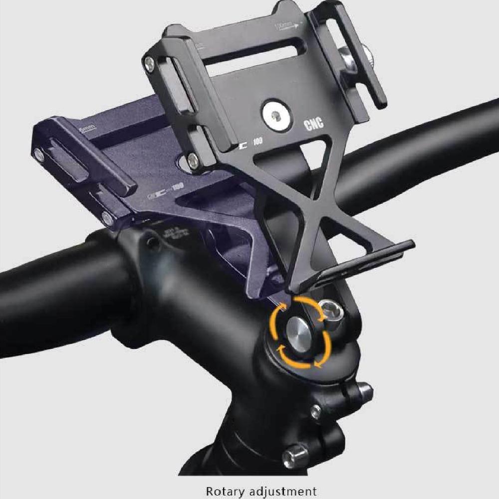 Width Adjustable Bike Stem Phone Stand for 4.2‑6.8 inch cell phones Cycling Equipment