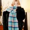 New British versatile plaid scarf Korean atmosphere women's autumn and winter imitation cashmere shawl jacquard scarf