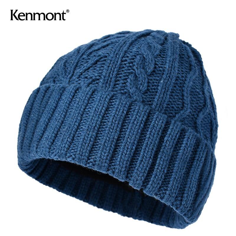 Мужская ветронепродуваемая вязаная шапка Kenmont KM-9404 One Size