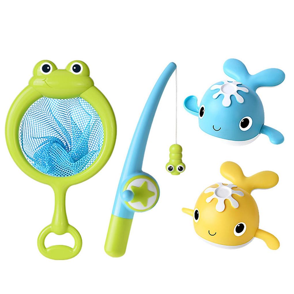 Toddler Fishing Toys Set Parent-child Water Game Props Early Learning Brain Training Clockwork Toys Girls Swimming Pools