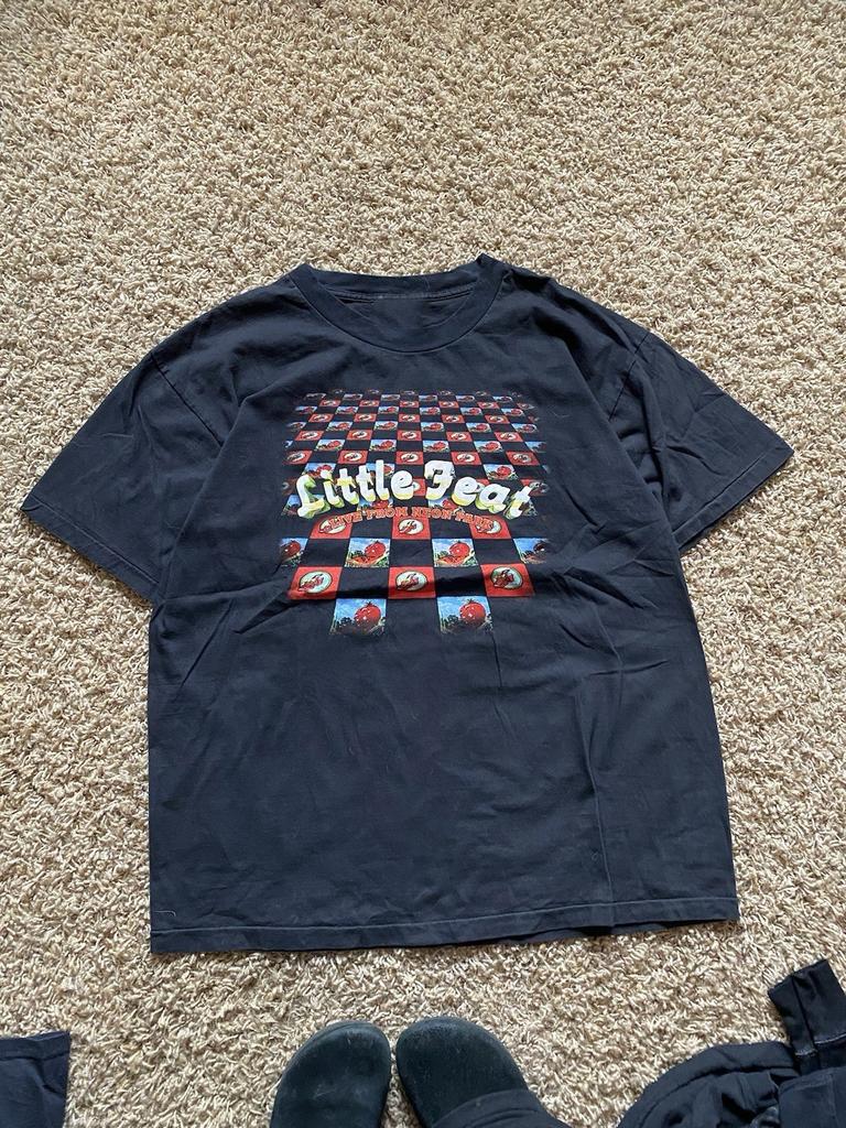 RARE! Little Feat Band Black Cotton Tshirt Full size S-5X HT351