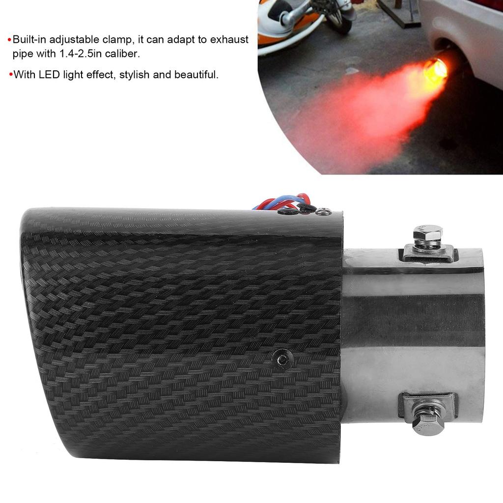 Obcinak do tłumika, 1,4 - 2,5 cala (35 - 63 mm), Końcówka wydechu, Stal nierdzewna