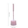 Toilet Cleaning Toilet Brush With Base Set Household Long Handled Toilet Brush Plastic Round Head Non Dead Corner Toilet Brush