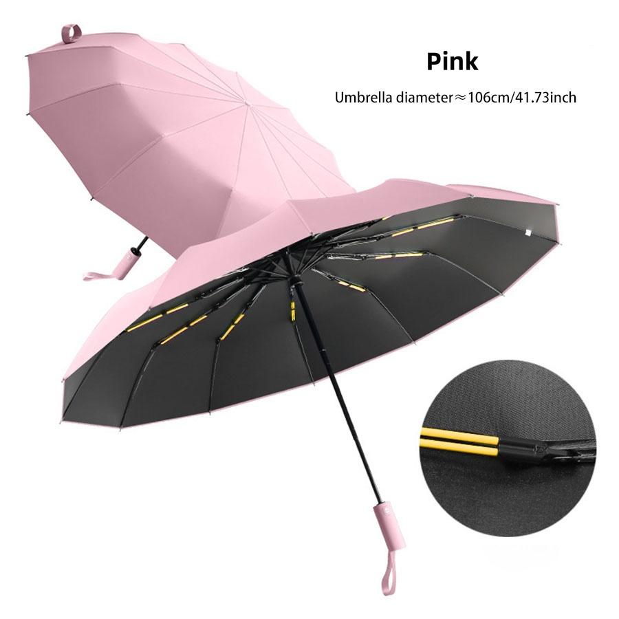 Super Large Foldable Umbrella With Anti UV and Sun Protection, Reinforced With 24 bones, Windproof and Waterproof Large