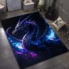 1PC Mystical Blue Dragon In Night Sky Carpet for Living Room Bedroom Sofa Home Decor Rus Non-slip Floor Mat Luxury Gift