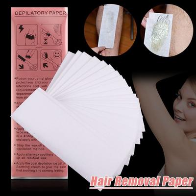 Facial Leg Professional Eyebrow Underarm Hair Removal Epilating Wax Strip Paper Non-woven Waxing Strips Body Wax Strips