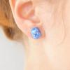 [Worn by Han Hyo-joo / Oh My Girl Hyojung / ITZY Ryujin] Daily Rectangle Ceramic Earrings (Blue)