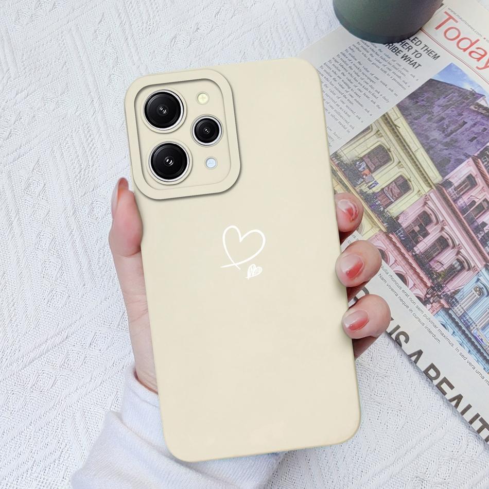 For Xiaomi Redmi 12 4G 5G 12C 11A Phone Case Hot Style Camera Protection Liquid Silicone Back Cover For Redmi12 12 C 11 A Bumper