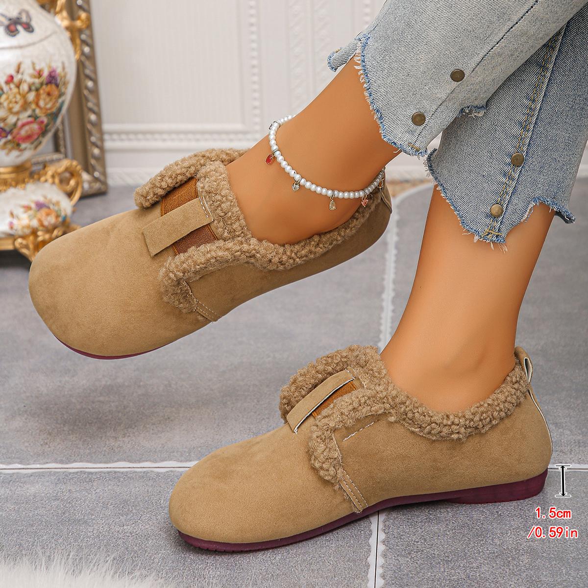 

Fashion Fashion Plus Size Soft Sole Women 2025 Autumn and Winter Fleece Snow Boots Cotton Shoes 36