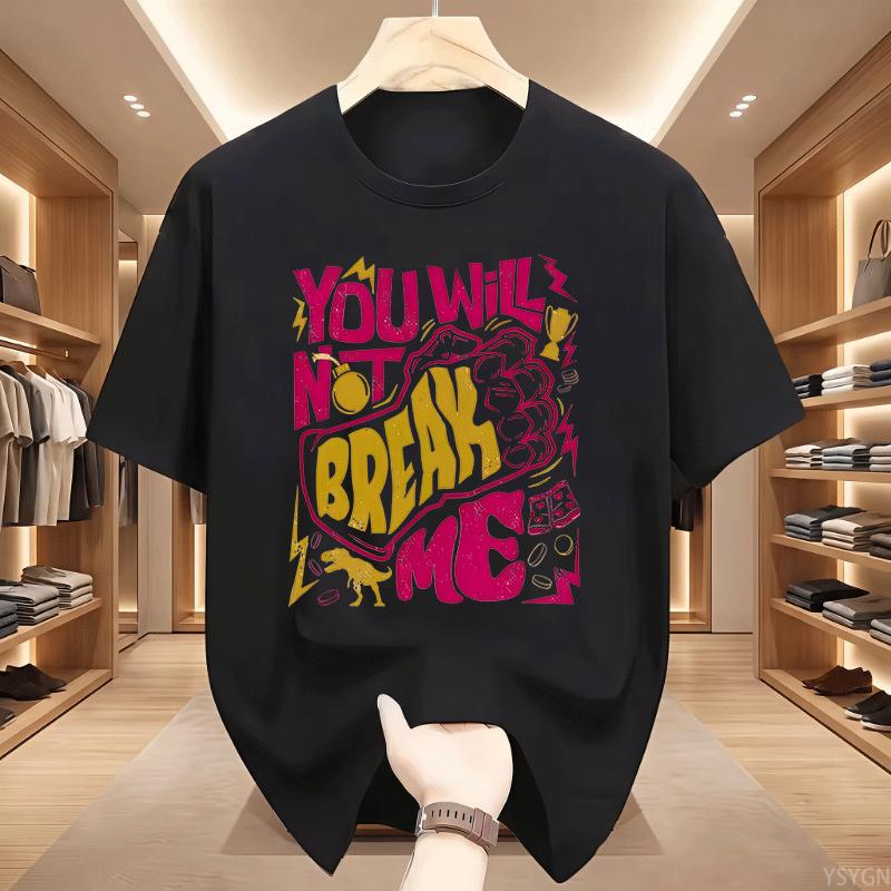 You Will Not Break Me Tshirt Unisex Unisex Dungeon Crawler Carl Dnd Book Tshirt Casual Round Neck Printed Tshirts Streetwear