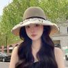 Women's Summer Butterfly Tulle Fisherman Hat Versatile Wide Brim Sun Protection Hat UV Protection Beach Sun Hat