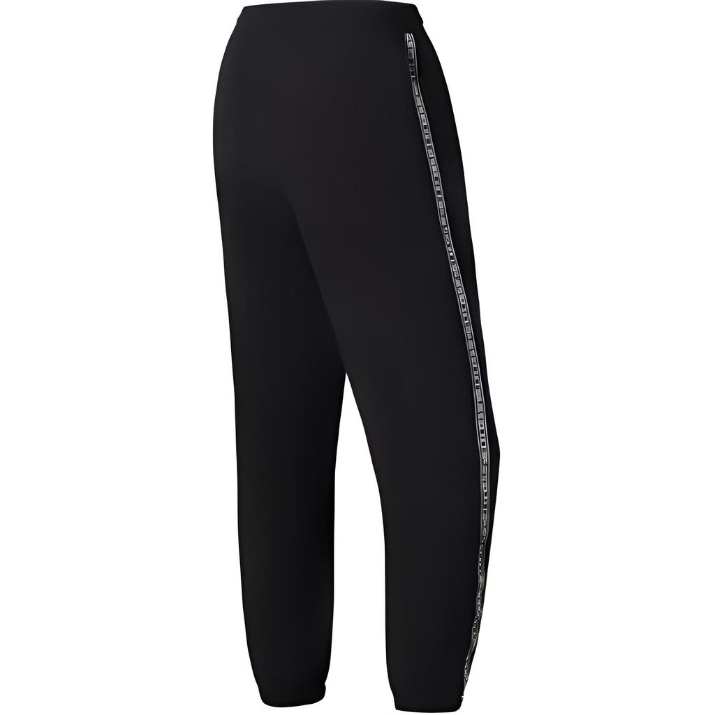 Li-Ning Mid Waist Drawstring Tapered Knit Sports Pants Women bottoms Black AYKS510-1