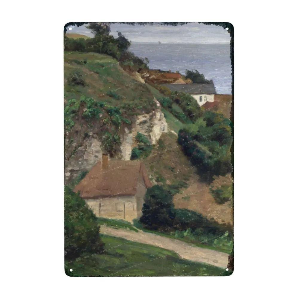Oil Painting Style Retro Characters Landscapes Metal Tin Sign Wall Poster