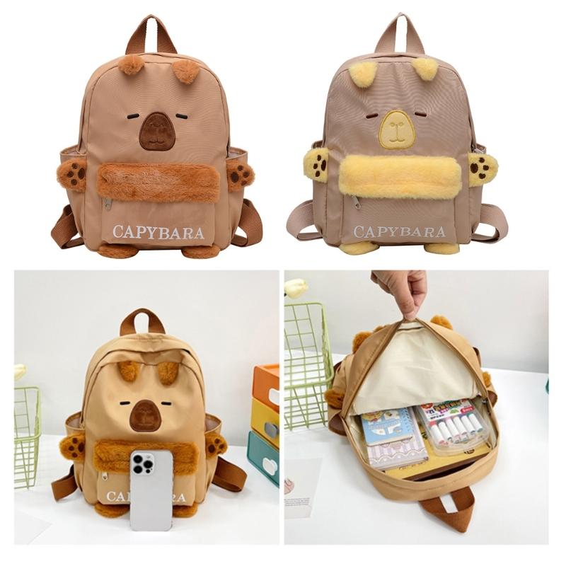 Cartoon Rucksack Hübsche Büchertasche Süßer Rucksack Plüschpuppen Tasche Schüler Schultasche Reisetasche für kleines Mädchen Kinder
