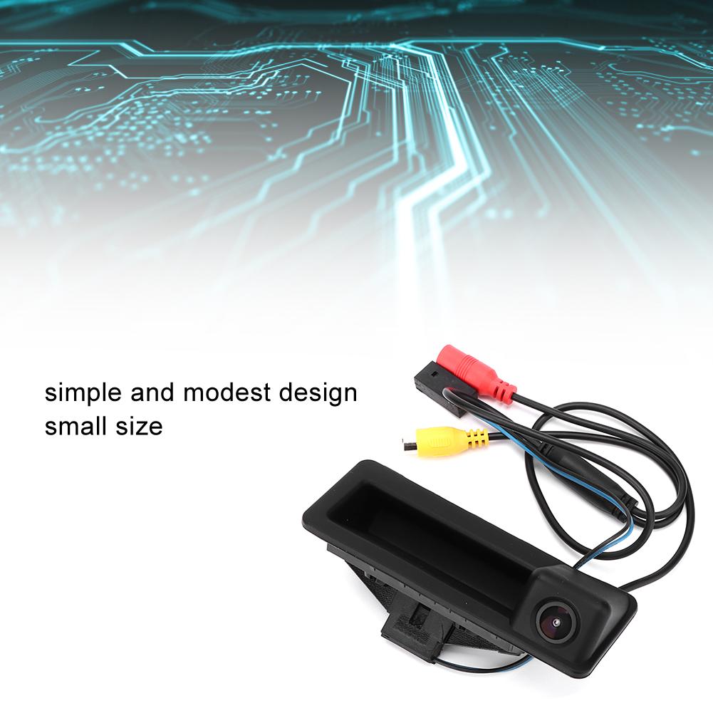 DC12V IP66 Mini Car Trunk Handle Rear View 170 Degrees Reversing Camera Fit for 3 Series E90 E91 E92 E93