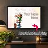 Gaston Lagaffe Custom Name Text 5D Diamond Painting Kit DIY Full Drill Diamond Art Decoration