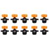 10pcs 1/2Inch Automatic Rotating Sprinkler Heads Micro Sprinkler 360 Degree Rotation For Garden Irrigation Greening Sprinkl A9O1