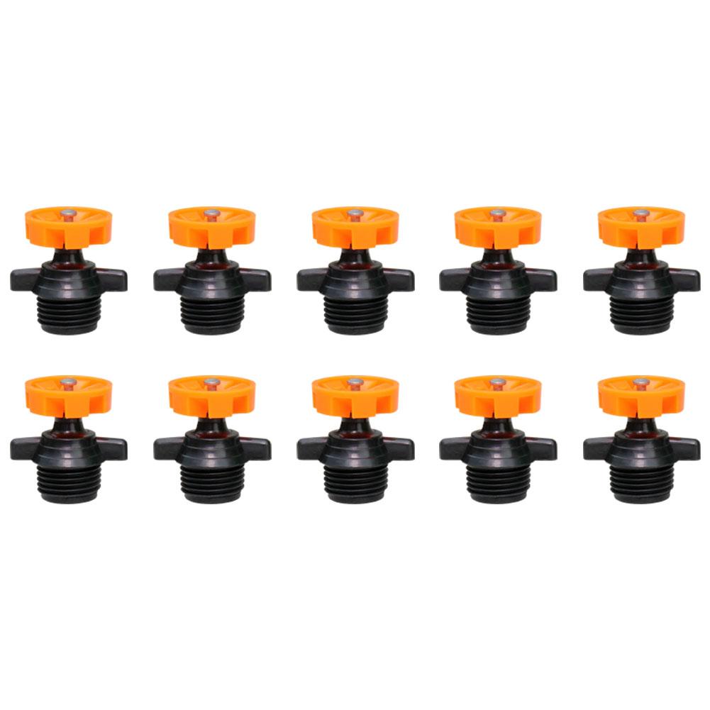 10pcs 1/2Inch Automatic Rotating Sprinkler Heads Micro Sprinkler 360 Degree Rotation For Garden Irrigation Greening Sprinkl A9O1