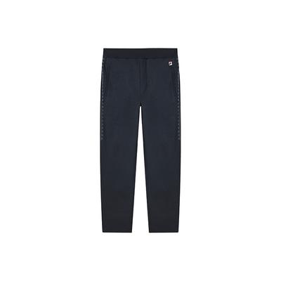 Embroidered Logo Knitted Sports Pants Men Bottoms Legendary-Blue F11M038602GNV
