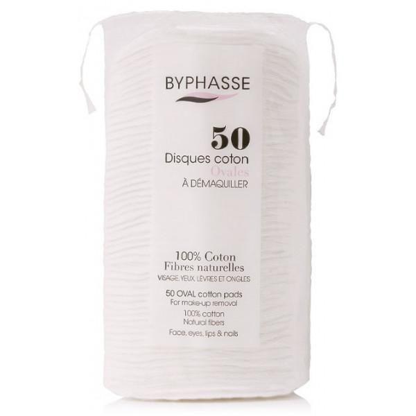 

Byphasse Discos Algodon Ovales Desmaquillantes 50 U
