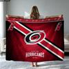 Carolina Hurricanes Print Flannel Blanket High Quality Warm Comfortable Cover for All Seasons Perfect for Gifts Home Decor