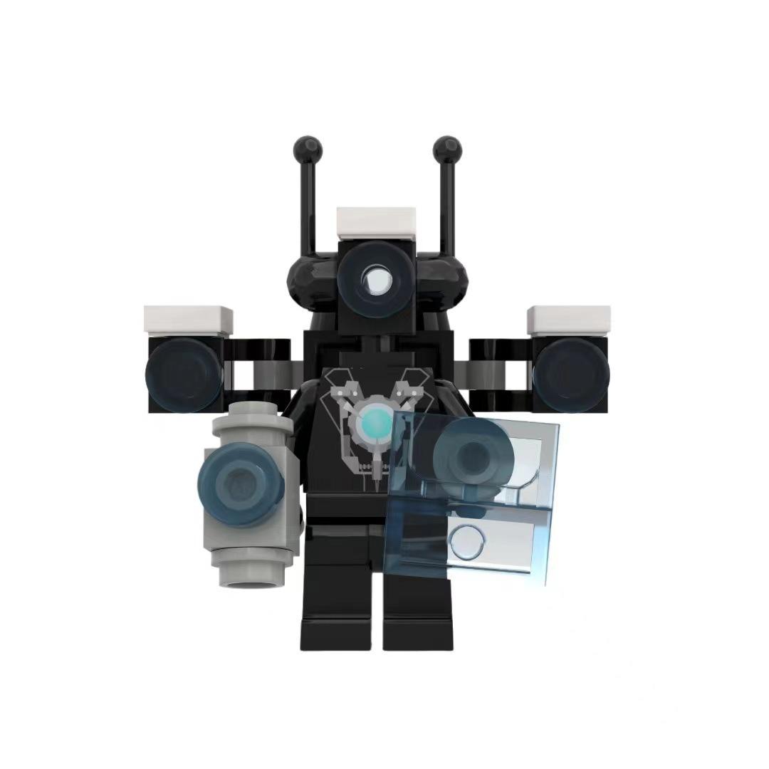 

Строительные блоки Titan Monitor Man Toilet Man Minifigure Toys