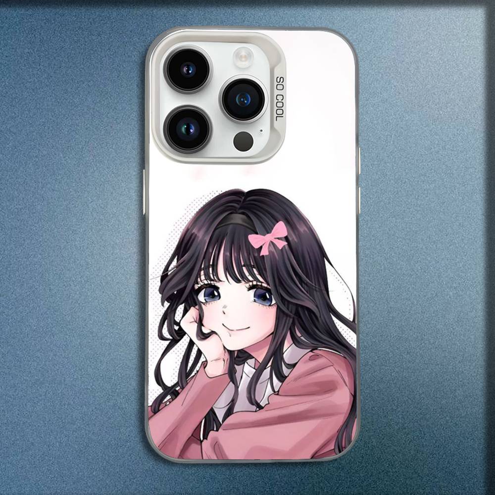 Kaoru Hana Wa Rin To Saku Phone Case For iPhone 16,15,14,13,12,11,Mini,Pro,E,MAX White Candy Matte Shockproof Cover iPhone13mini