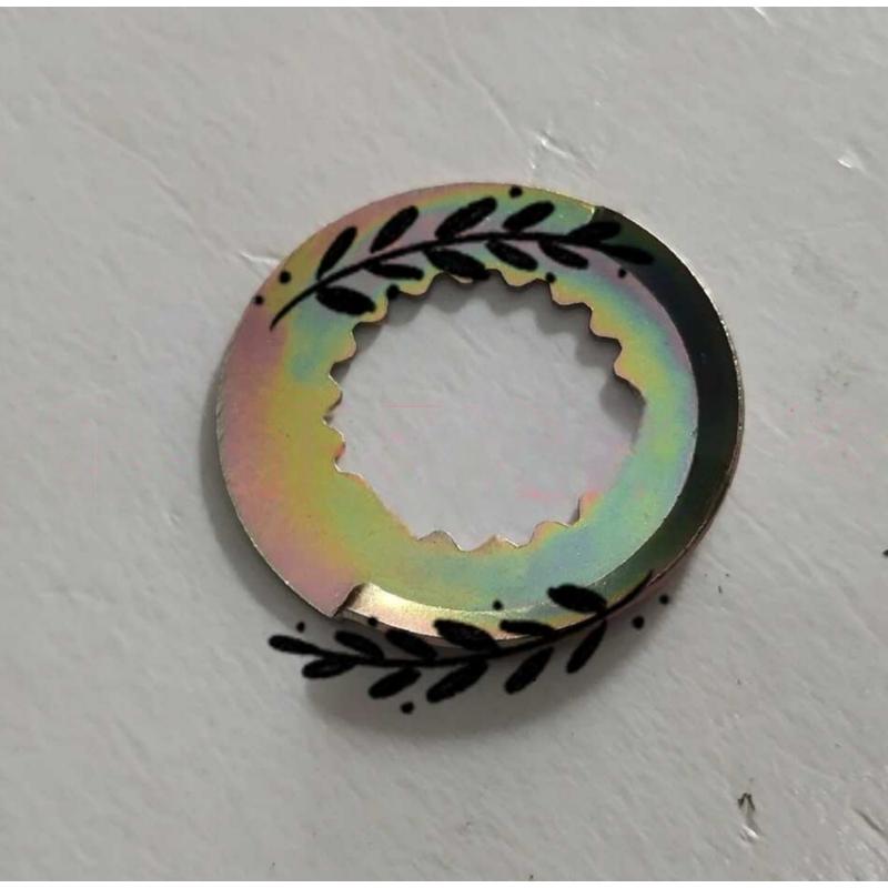 Motorcycle Front Sprocket Nut & Lock Washer For Benelli BJ150-31 BN150S 165S 180S RKF 125 Countershaft Small Sprocket Fixing Kit
