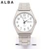 Hodinky Seiko Alba Hodinky Quartz Titán Vystužené Vodotesné pre Každodenný Život Analógové SEIKO ALBA Pánske (10 ATM) (titán (AEFJ410))