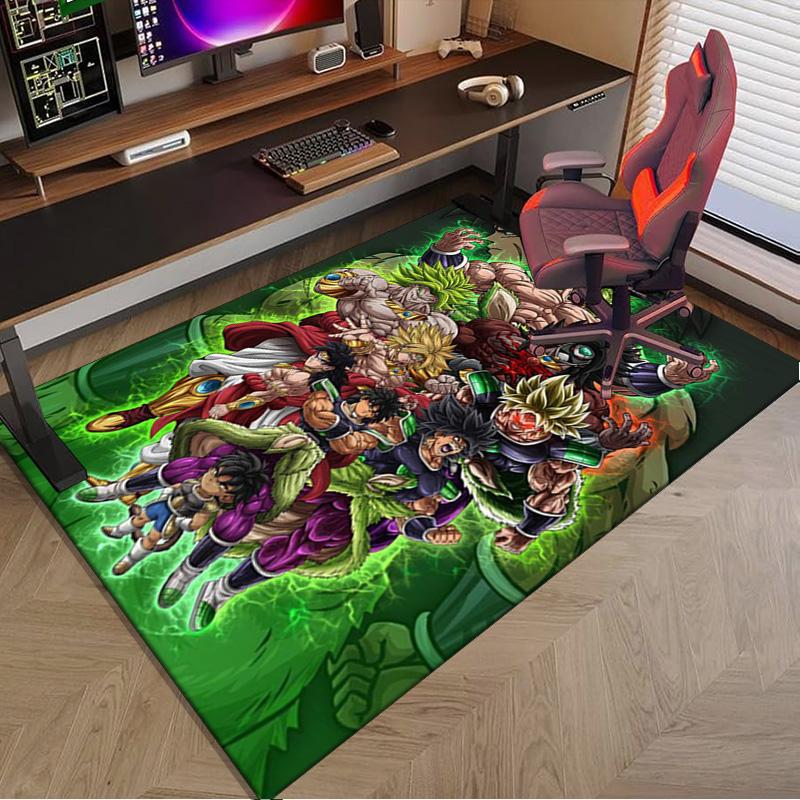Goku Anime Carpet, Chair Rug,Rug for Office Bedroom Living Rooms, Doormat Decor Fan Gift Christmas Gift