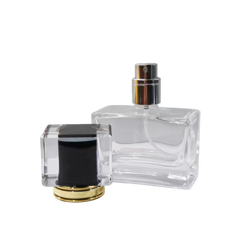 30ml Premium Refillable Glass Perfume Spray Bottle with Crystal Cap