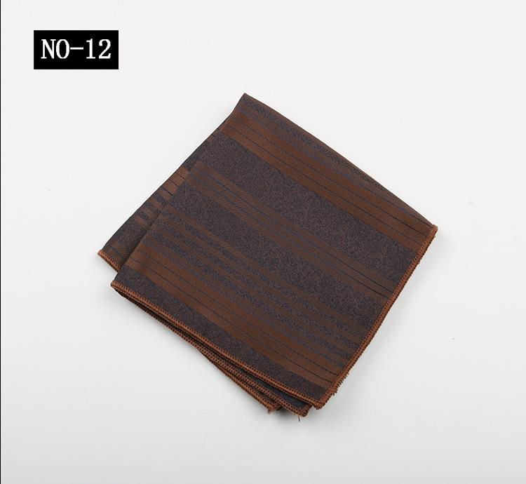 Kaffe Ficknäsduk Herrkostym High-End Mönster Polyester Siden Bankett Värd Retro Liten Fyrkantig Handduk Näsduk Bröstnäsduk