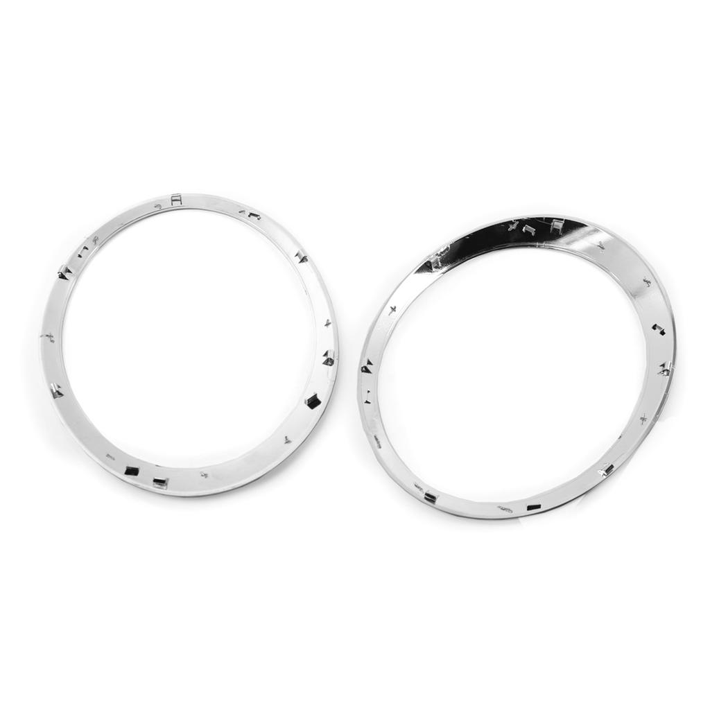 Headlight Trim Ring 2pcs Replacement for BMW R55 MINI Cooper 2008 2015 OEM 51137149905 51137149906