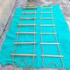 Emergency Fire Escape Wooden Rope Ladder