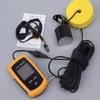 LCD-Bildschirm Tragbarer Fischfinder Auswerfbarer Kabelgebundener Fischfinder Sonar Fischfinder Angeln am See