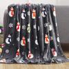 Christmas Snowman Blanket Digital Printing Flannel Blanket Office Sofa Blanket Lazy Blanket