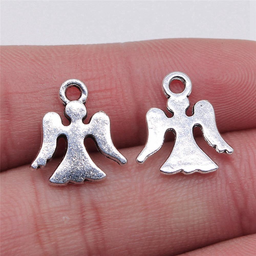 Angel Charms Pendant Female Jewellery Massive Ethnic Findings & Components
