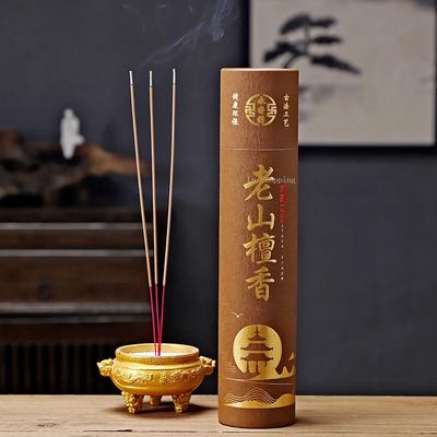 Natural Sandalwood Bamboo Stick Incense Home/Temple Buddha Hall Meditation Buddha Incense Purification Air Soothing Aromatherapy