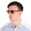 Garrett Leight Grove Sun Bordeaux Rectangular Unisex Sunglasses 2143 Bre Bor 48