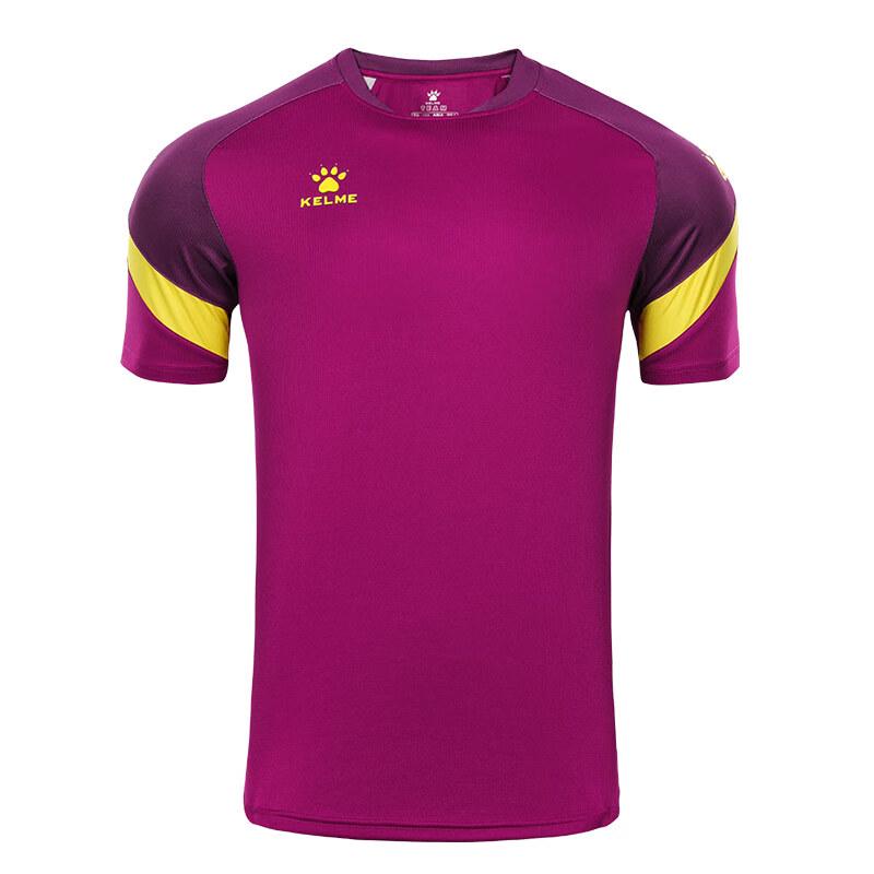 KELME Men s Color Block Round Neck Short Sleeve Training T-Shirt 4XL