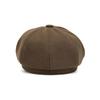 Solid Color Newsboy Cap Unisex Fiddler Hat Adjustable Driving Cabbie Cap Casual Winter Warm