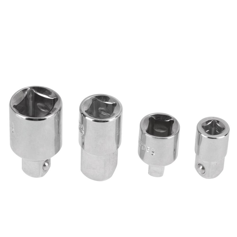 4-teiliges Steckschlüssel-Adapter-Set 1/4" 3/8" 1/2" Antriebsratschen-Adapter-Reduzierer-Set Automobilwartung